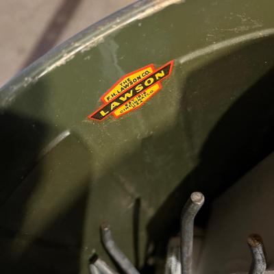 Vintage trashcan & bucket with hardware