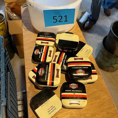Typewriter Ribbon Tins