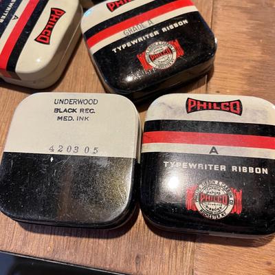 Typewriter Ribbon Tins