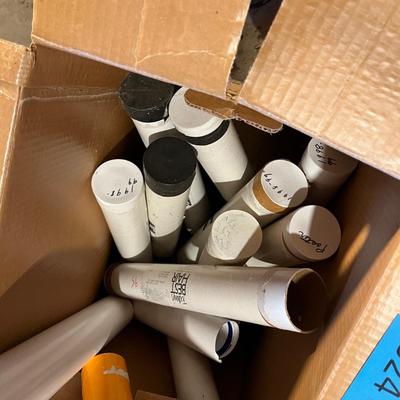 Box of vintage Salon posters