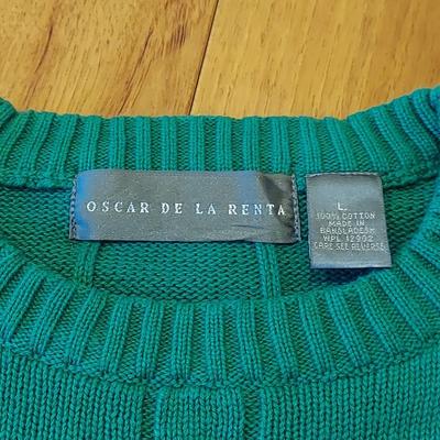 Size Large Eddie Bauer Coats, Oscar de la Renta Sweaters and more (PB-BBL)