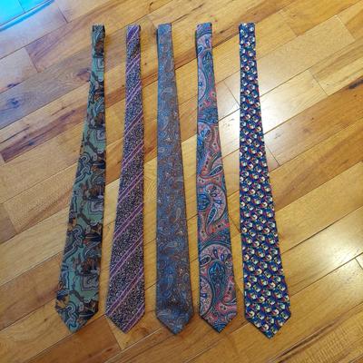 Silk Ties by Calvin Klein, Brooks Brothers, Izod and more (PB-BBL)