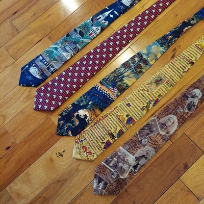 Silk Ties by Calvin Klein, Brooks Brothers, Izod and more (PB-BBL)