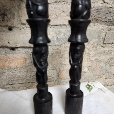 South African Indigenous Carved lot