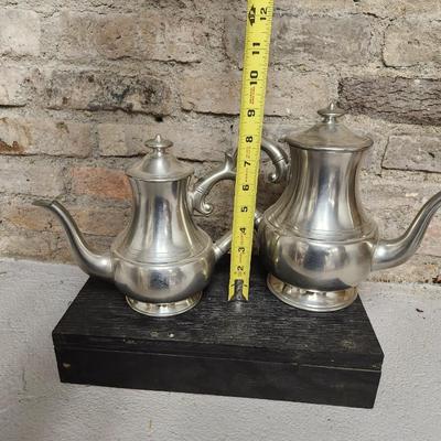 Pewter Coffee and Tea Service