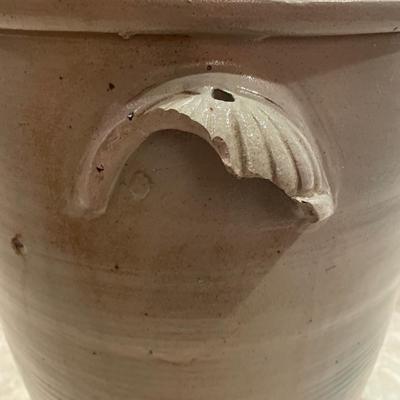 Large 40 stamped pottery pot