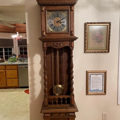 Beautiful grandfather clock