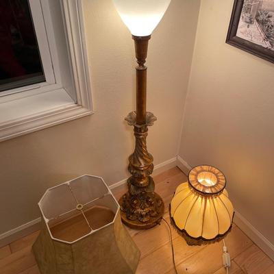 Vintage Tall and small lamps