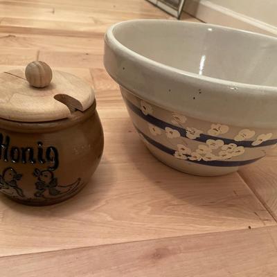 Popcorn Bowl & Duck pottery