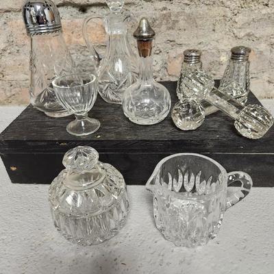 Crystal and cut glass lot