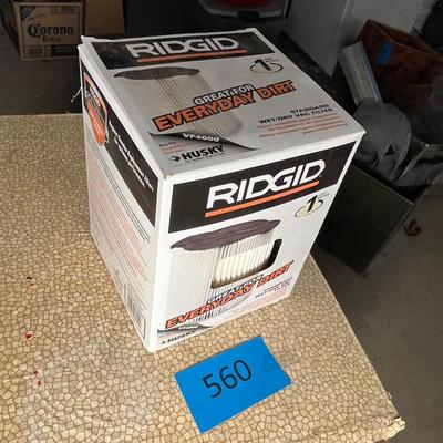 Ridgid Shop Vac air filter