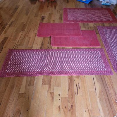 Set of Five Area Rugs (LR-CE)