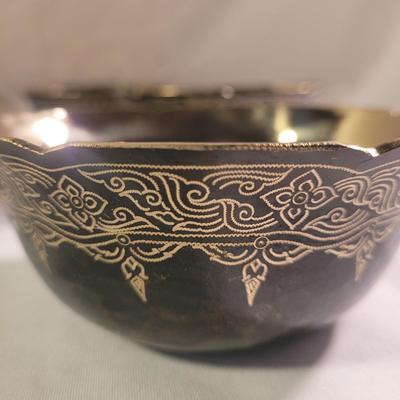 Thai Brass Plates and Bowls (LR-CE)