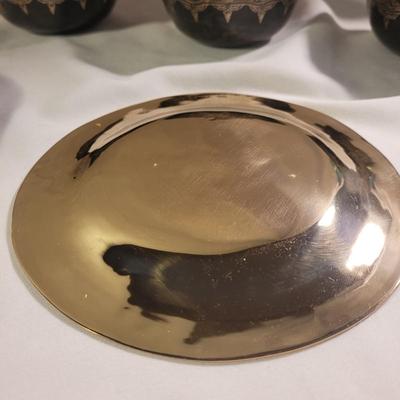 Thai Brass Plates and Bowls (LR-CE)