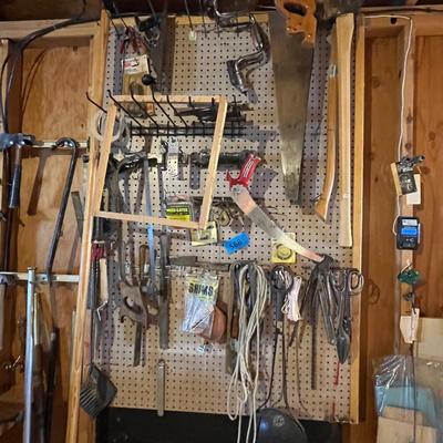 Wall of tools & other