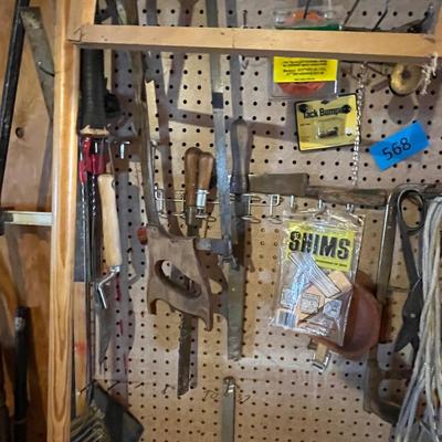 Wall of tools & other