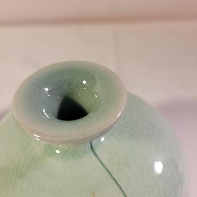 Two Small Asian Celadon Vases (LR-CE)