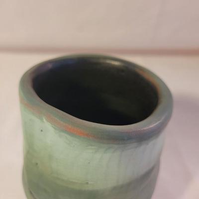 Artist Stamped Ceramic Vase (LR-CE)