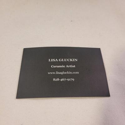 Artist Stamped Ceramic Vase (LR-CE)