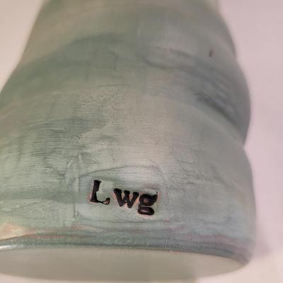 Artist Stamped Ceramic Vase (LR-CE)