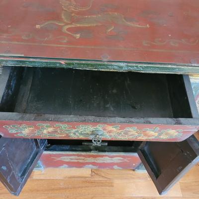 Asian Style Painted Cabinet (LR-CE)