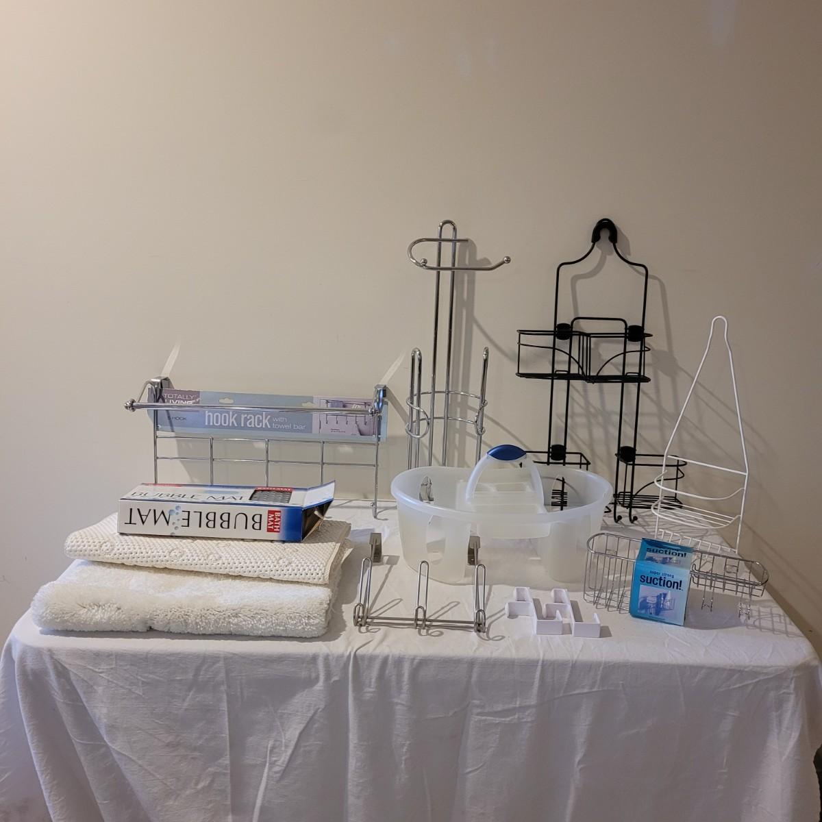 Shower Caddies, Towel Hooks and More (DCE)