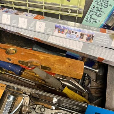 Antique Tool box w/ stuff!