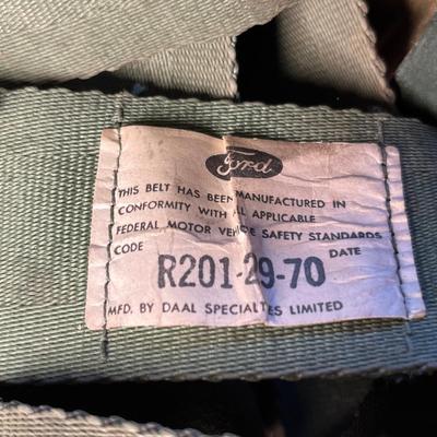 1970s Ford Seat Belts