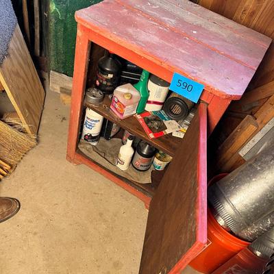 Cabinet full of stuff