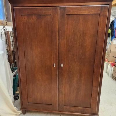 Ethan Allen cherry computer armoire