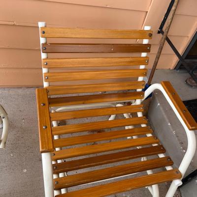4 rocking patio chairs