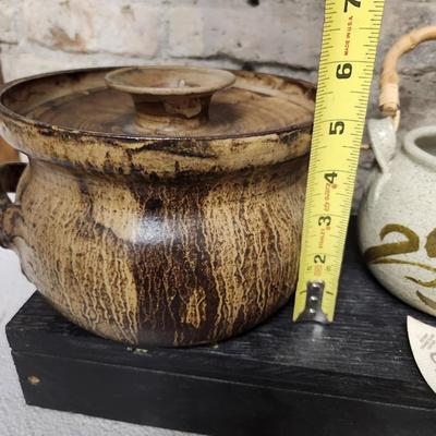 4 pieces of interesting pottery