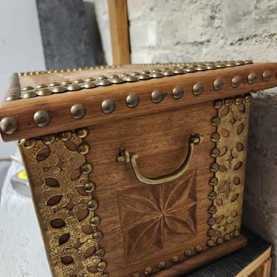 Carved chest/box