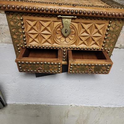 Carved chest/box