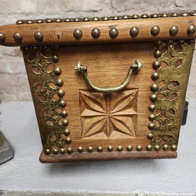 Carved chest/box
