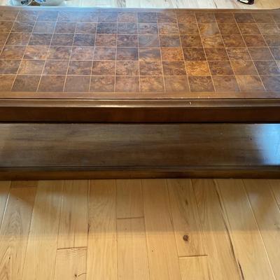 Long rectangular coffee table