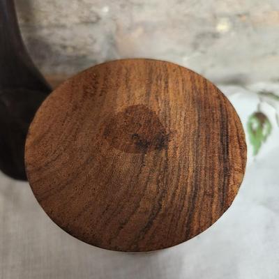 Carved wood pieces