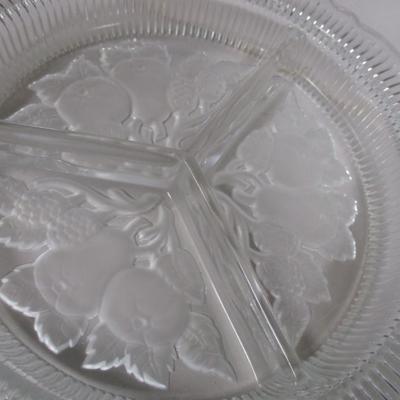 Vintage Crystal Glass Serving Pieces