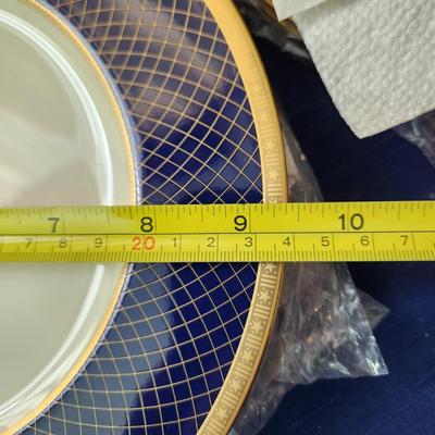 25 Lenox Fine Bone China Independence Blue Gold Ivory