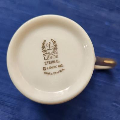 Set Of 6 Lenox China Eternal Cup and Saucer Sets