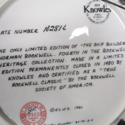 Norman Rockwell Framed Plates