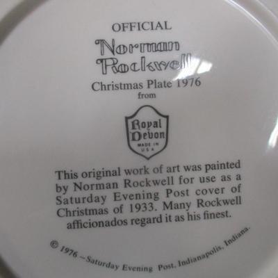 Knowles Norman Rockwell Plates