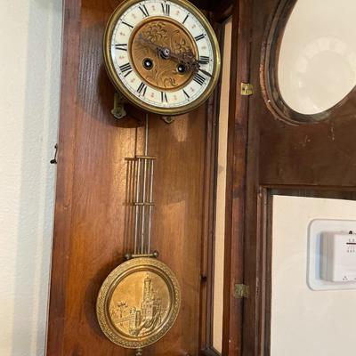 Vintage German wall clock