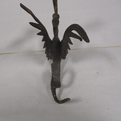 Pair Of Vintage Dragon Candlestick Holders