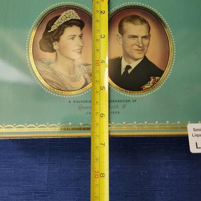 3 Vintage British England Biscuit Tins 1953 Queen Elizabeth Coronation Tins