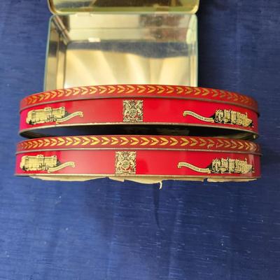 3 Vintage British England Biscuit Tins 1953 Queen Elizabeth Coronation Tins