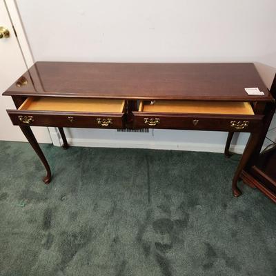 2 Drawer Side Entryway Hallway Table 52x16x29H
