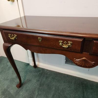 2 Drawer Side Entryway Hallway Table 52x16x29H