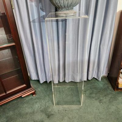 Lucite /Acrylic Plinth Side Table Pedestal Display 12x12x36