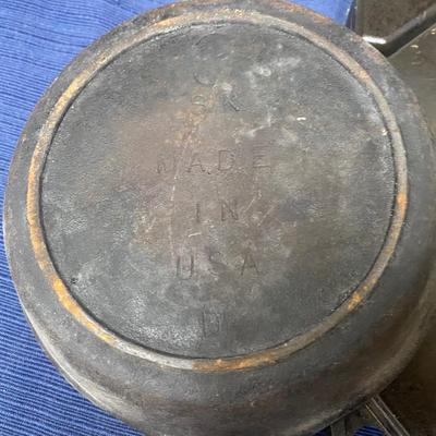 Cast Iron Small Skillets and Griddle